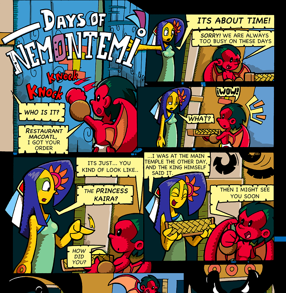 Macoatl - Episode 2, Page 1: 5 Days of nemontemi 02